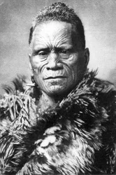 マオリの男性の肖像、1880年以前